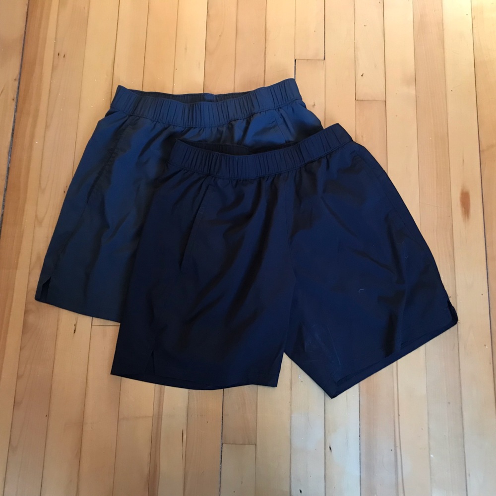 Two pairs of men’s athletic shorts